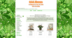 Desktop Screenshot of gcgflowers.com